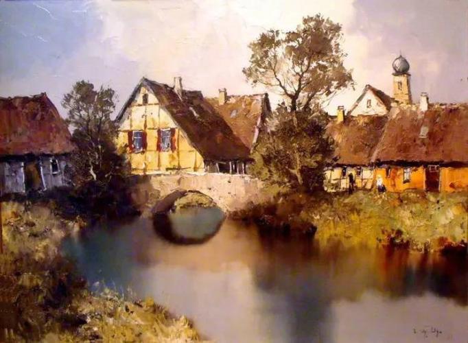 [转载]【油画】国外《田园风光》绘画欣赏(16)