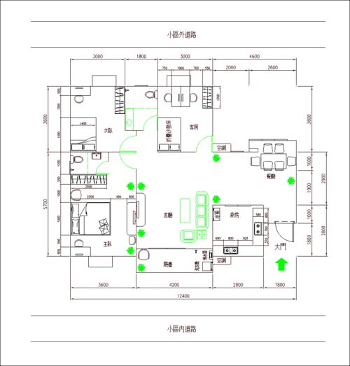 帮忙出装修水电平面图或水电施工平面图或cad水电图?