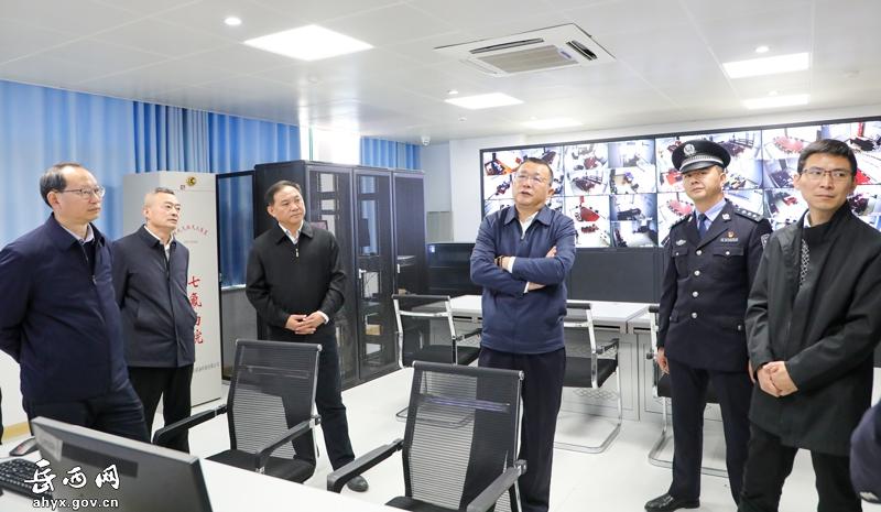 吴捍卫来岳西调研政法工作