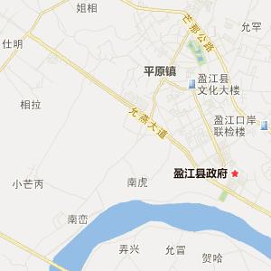 德宏傣族景颇族自治州盈江县行政地图