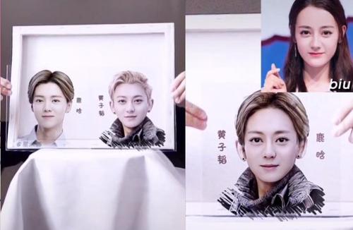 有种cp叫"合照",黄子韬鹿晗没啥,看到赵丽颖热巴激动了!