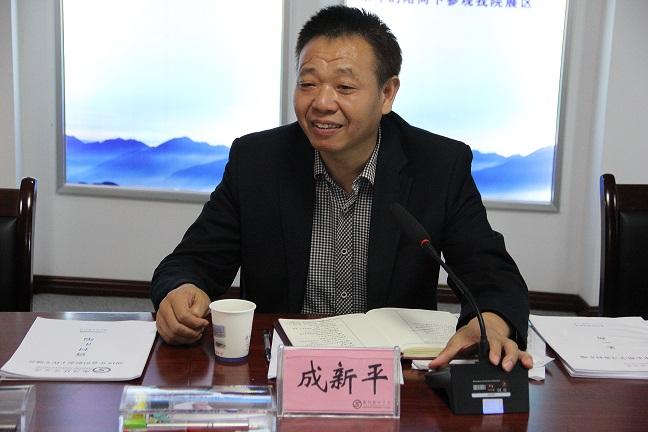 衡阳市委宣传部副部长成新平指导工作