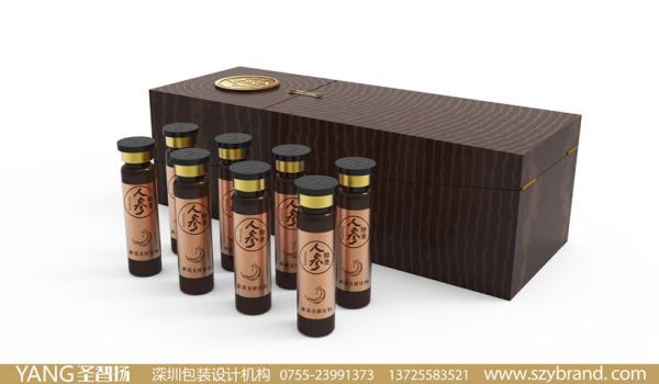 深圳口服液包装设计,人参饮品包装设计,滋补品包装设计,高端礼品盒