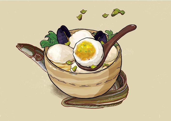 福建美食插画