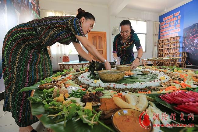 澜沧景颇绿叶宴不一样的民族风情