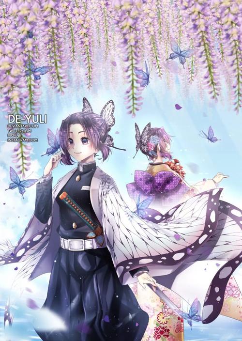 鬼灭之刃:紫藤花下的义勇与蝴蝶忍