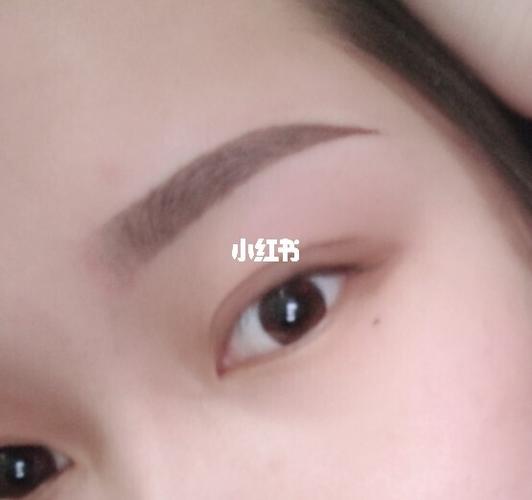 纹眉结痂_纹眉_滤镜_美妆_医美整形