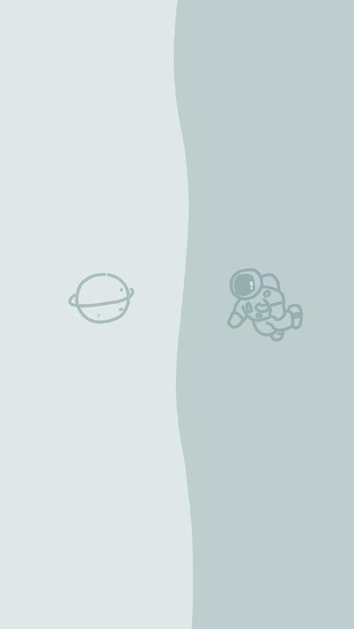 简约小清新情侣聊天背景图壁纸