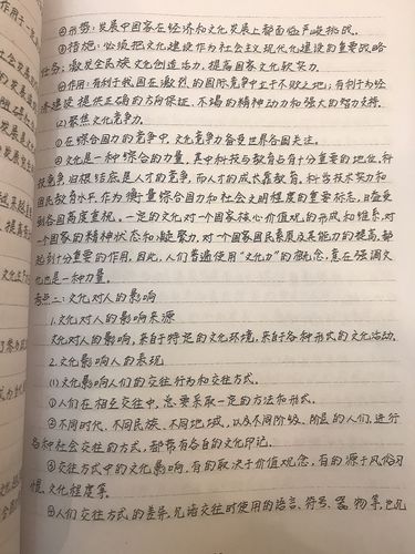 初中/高中 学霸笔记学习资料手写笔记高清打印版