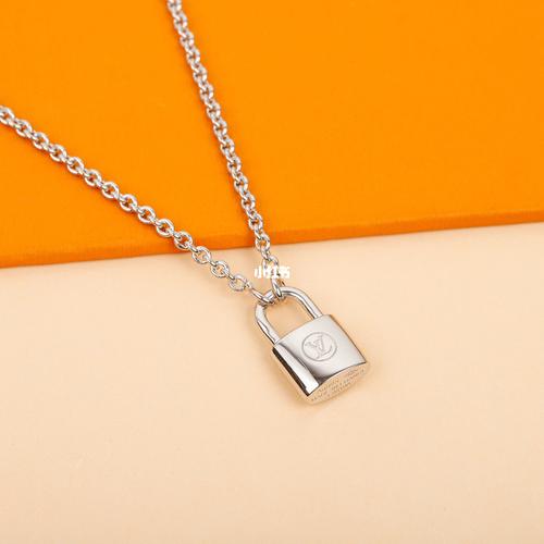 路易威登纯银锁头项链_项链_纯银_路易威登怎么样_925