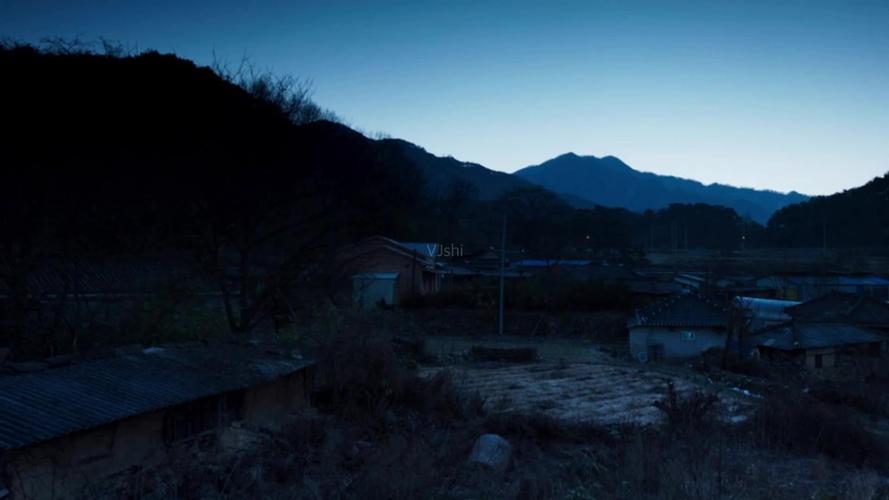 村庄乡村乡村夜景