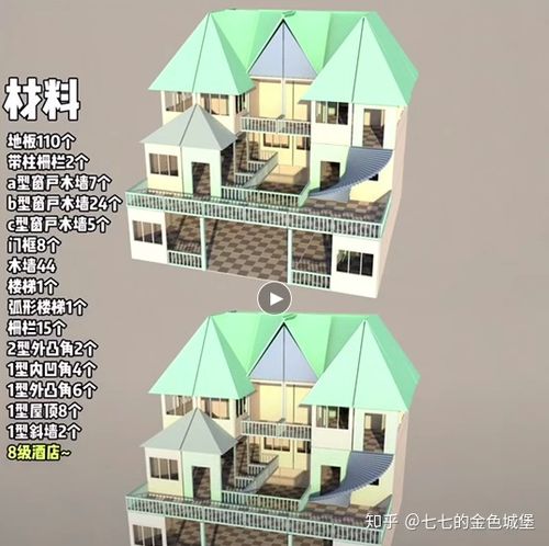 明日之后进阶版五级到八级各种房子造型蓝图及所需材料来啦