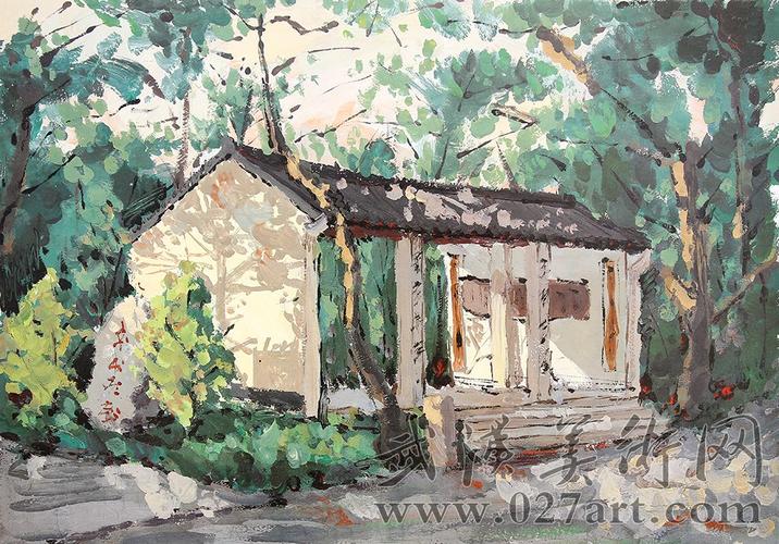 水粉风景画图片色彩风景美术作品欣赏15300160