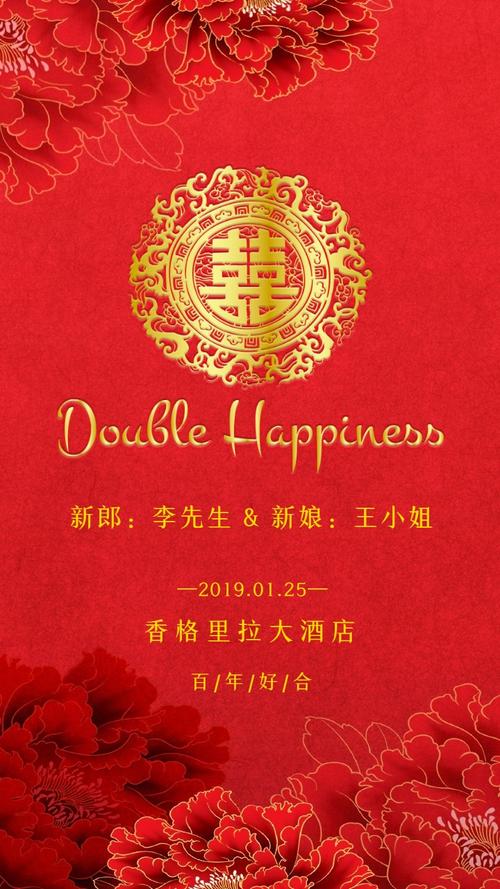 首页 海报 婚礼 红色大气婚礼邀请函 喜宴请柬 婚礼邀请函  微信扫描