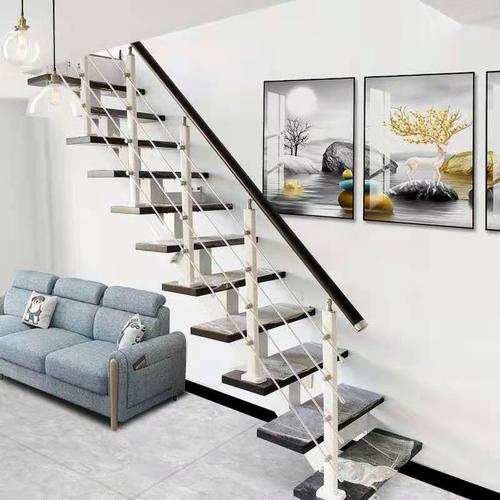 69 全屋定制 69 楼梯扶手 69 武汉定制简约网红楼梯pvc扶手配件