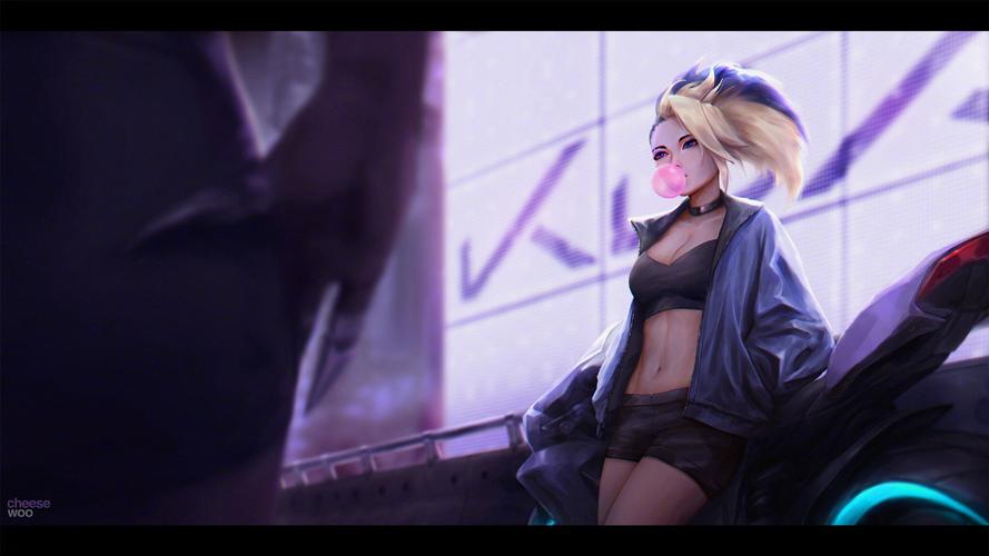 kda阿卡丽壁纸分享 cr:cheesewoo