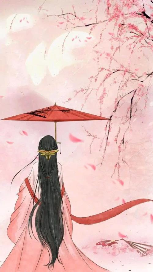 收集古风美女背影壁纸