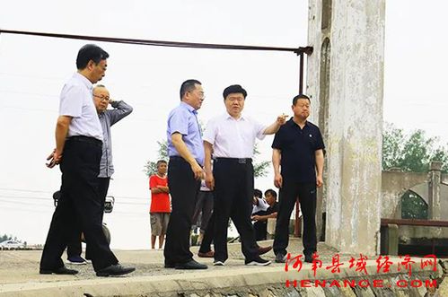 虞城县县长白超开展巡河调研工作