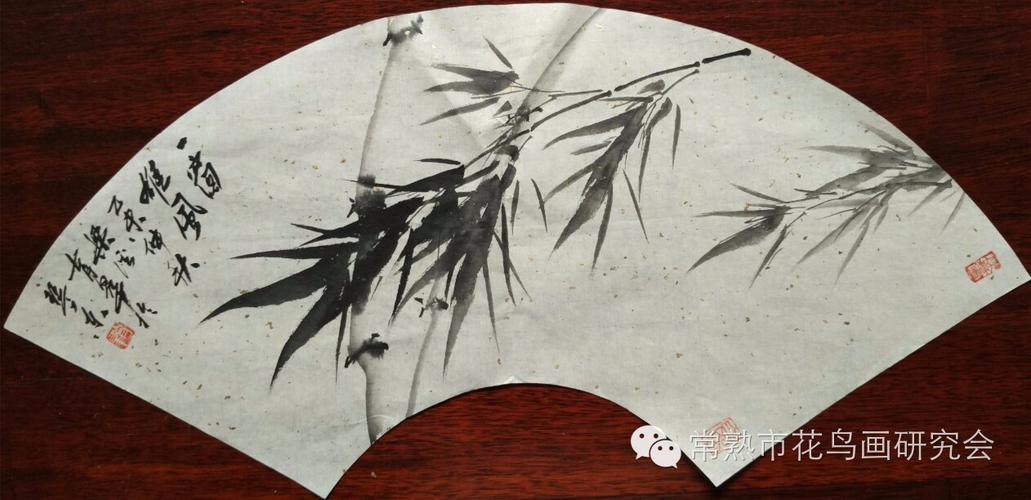 朱文小印人千古,二十年前旧板桥(100幅扇面竹子)