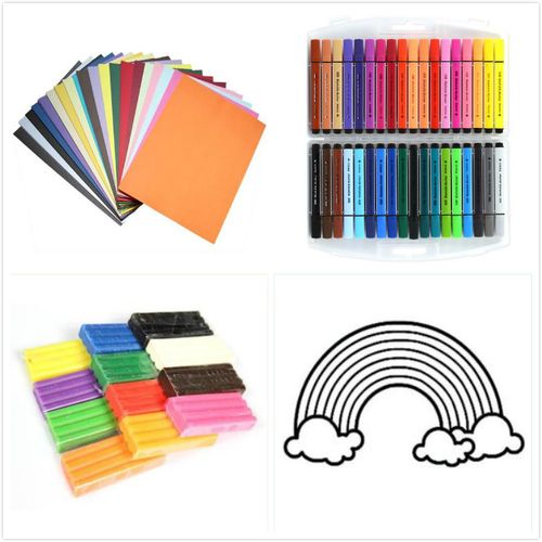 其它 小剑桥家庭育儿指导——美术活动《彩虹》 写美篇小班小朋友: 1.