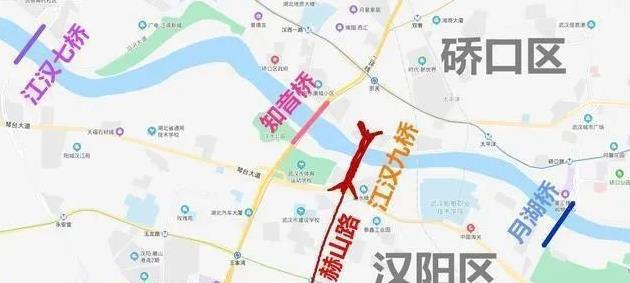 武汉江汉七桥汉江湾桥顺利合龙预计5月份正式通车