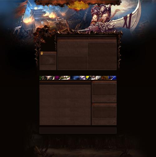 简单游戏网站模板设计psd/jpg设计