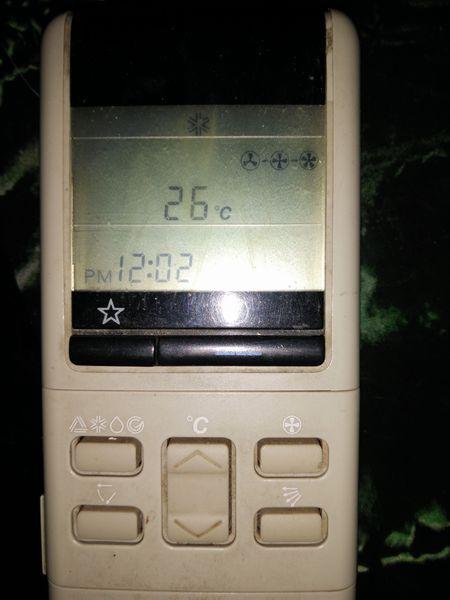 空调遥控器制热图标