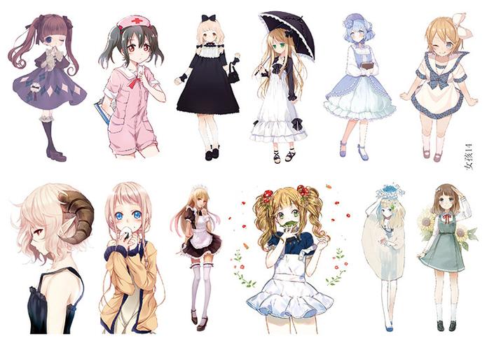 放心好店韩国卡通女孩手帐美少女战士贴纸