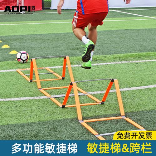 多功能敏捷梯足球训练器材速度步梯跨栏两用折叠便携灵敏训练梯