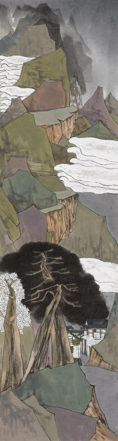 叠彩化境2019——曾军艺叠彩山水画作品展第二场品鉴会在京举行