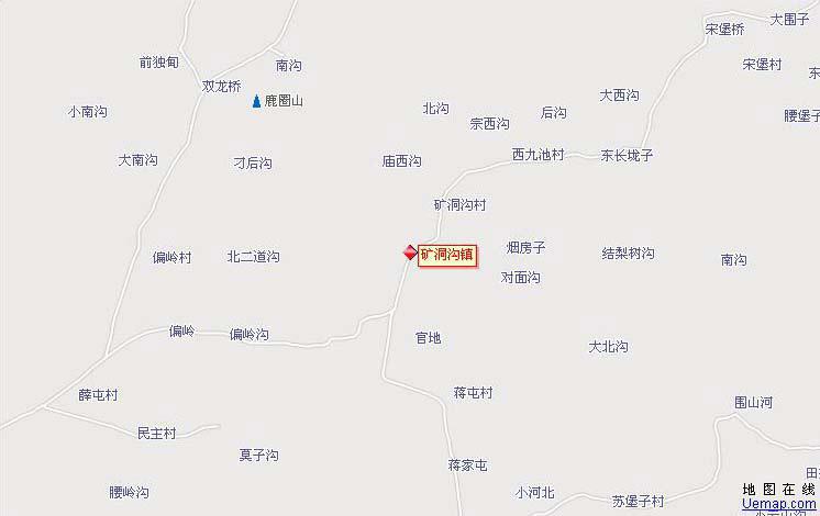 盖州-矿洞沟旅游地图