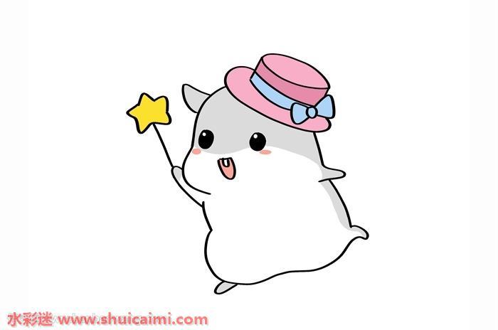 可爱仓鼠怎么画 可爱仓鼠简笔画简单彩色