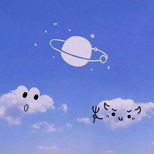 可爱的天空图