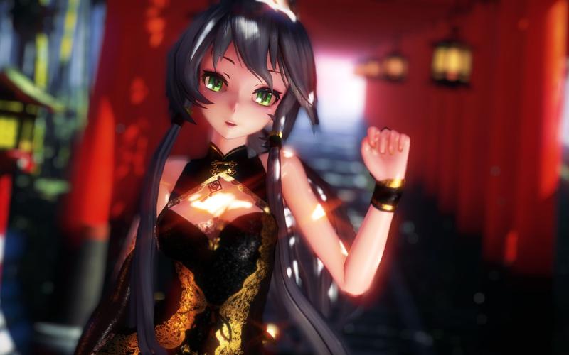 4.0]青鸾式旗袍_洛天依 ~ 短裙 aoa 超清60fps