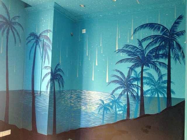 酒店墙画壁画,儿童主题酒店墙画,卡通儿童酒店墙画