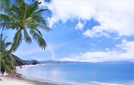 美丽三亚 浪漫天涯 三亚湾实景图拍摄