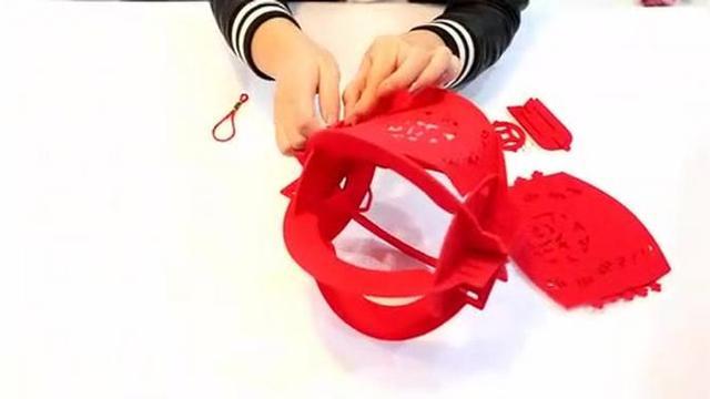 六面福字灯笼安装步骤