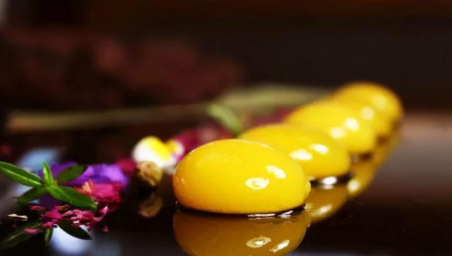 分子料理球化技术|芒果|芒果汁|纯净水|牛奶|蛋黄