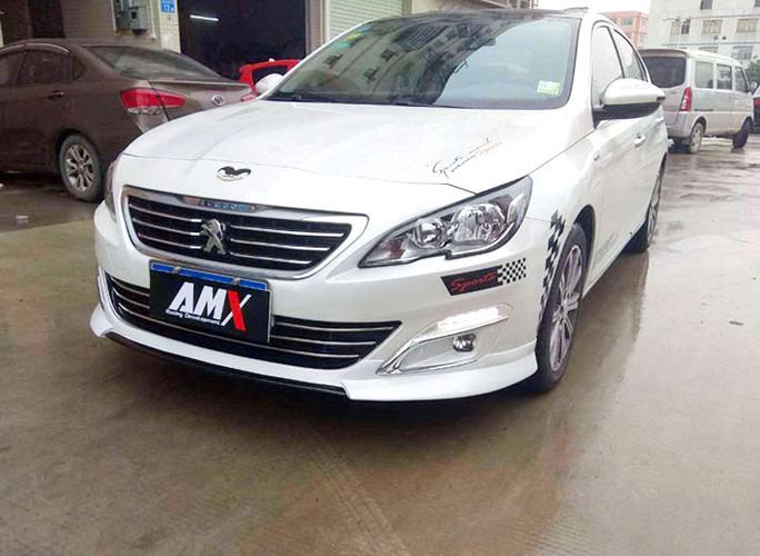 新品包邮14-18款标致408后扰流 好评好店