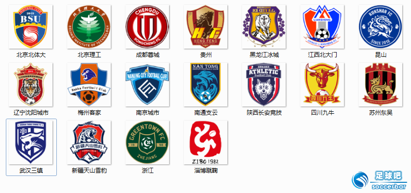 pes2021 2021赛季中超中甲队徽补丁