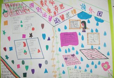 四年级数学小报制作比赛圆满成功