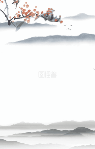 可商用 图片素材参数 关键词:古风 中国风 水墨画 动态海报 gif 动图