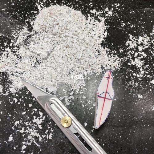 三倍大上颌中切牙雕刻_雕刻_手艺人_兴趣爱好_手工