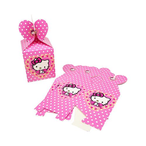 卡通糖果盒礼盒冰雪奇缘皮卡丘蜘蛛侠凯蒂猫狗狗儿童生日派对用品