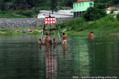 乡下"野泳"