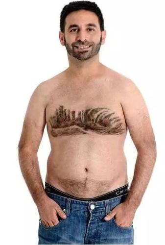 想不想做个有趣的胸毛男?