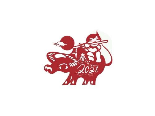 剪纸《庆新春》