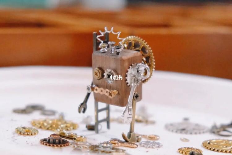 蒸汽朋克木制机器人_朋克_手工制作_diy_diy手工制作