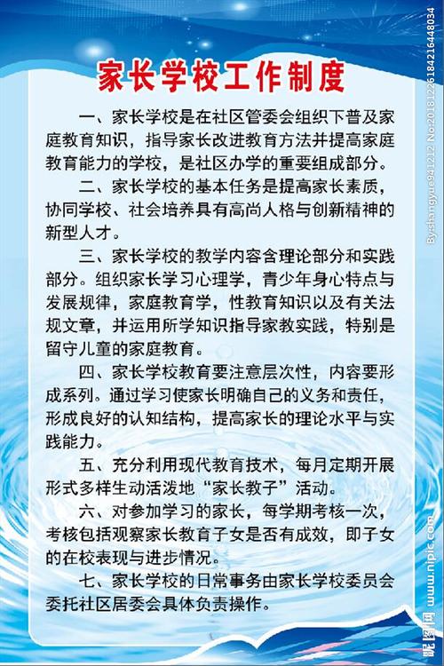家长学校工作制度图片