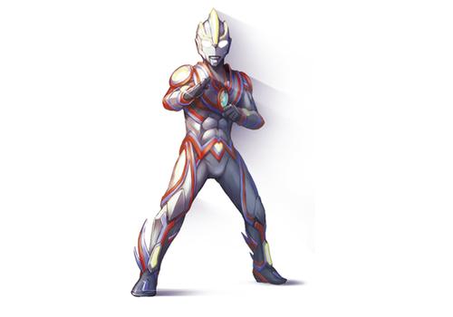 黑田朝生手绘特利迦,又是三位一体奥特曼,迪迦之子